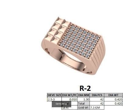 107 Gents Ring 3D Model Collection_24