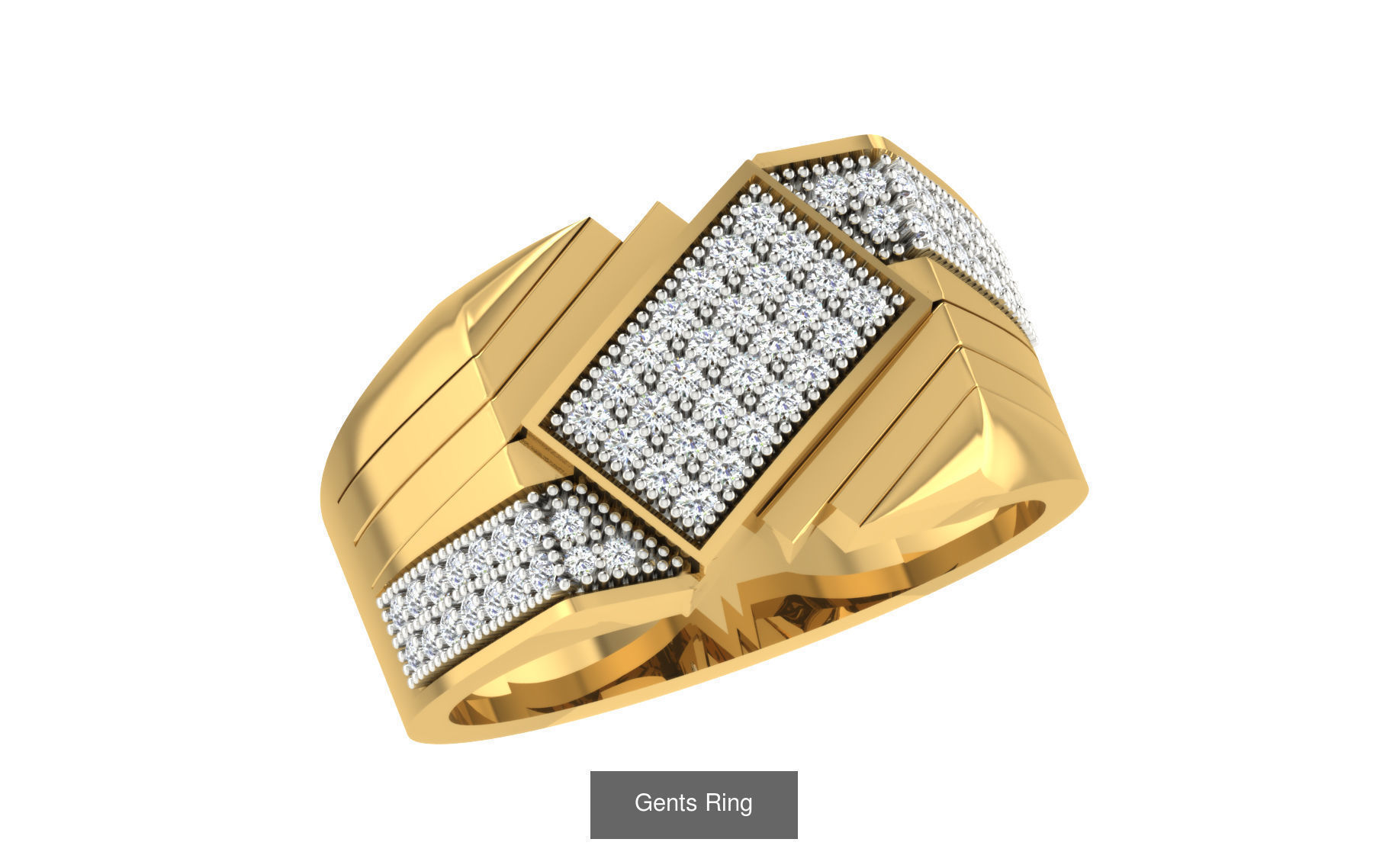 107 Gents Ring 3D Model Collection_86