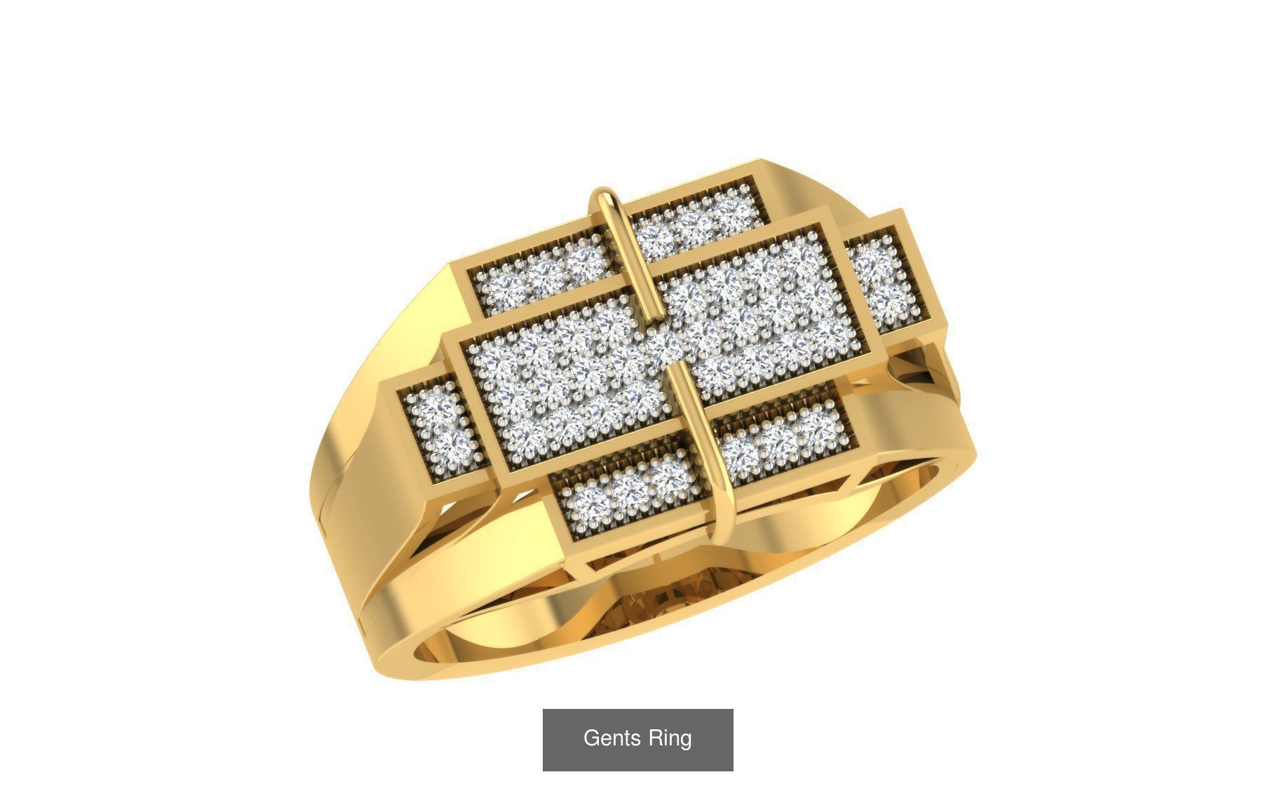 107 Gents Ring 3D Model Collection_117