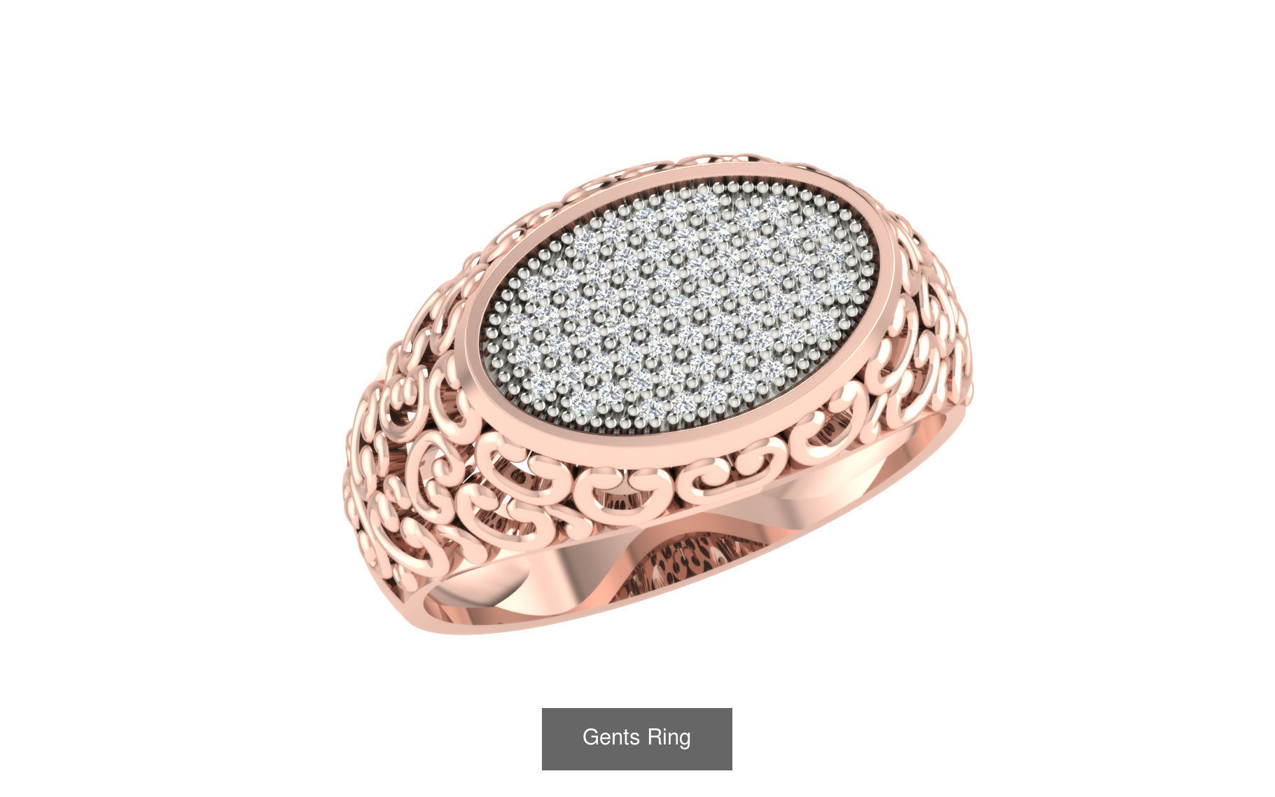 107 Gents Ring 3D Model Collection_101