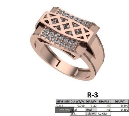 107 Gents Ring 3D Model Collection_35