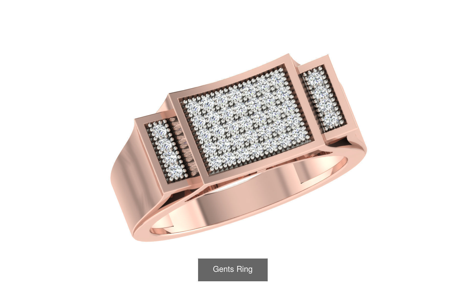 107 Gents Ring 3D Model Collection_98