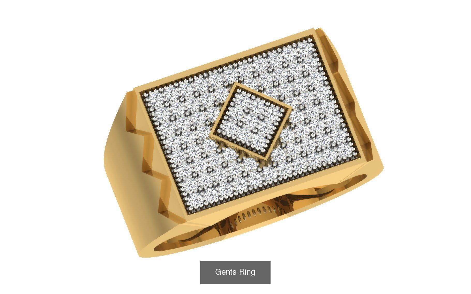 107 Gents Ring 3D Model Collection_106