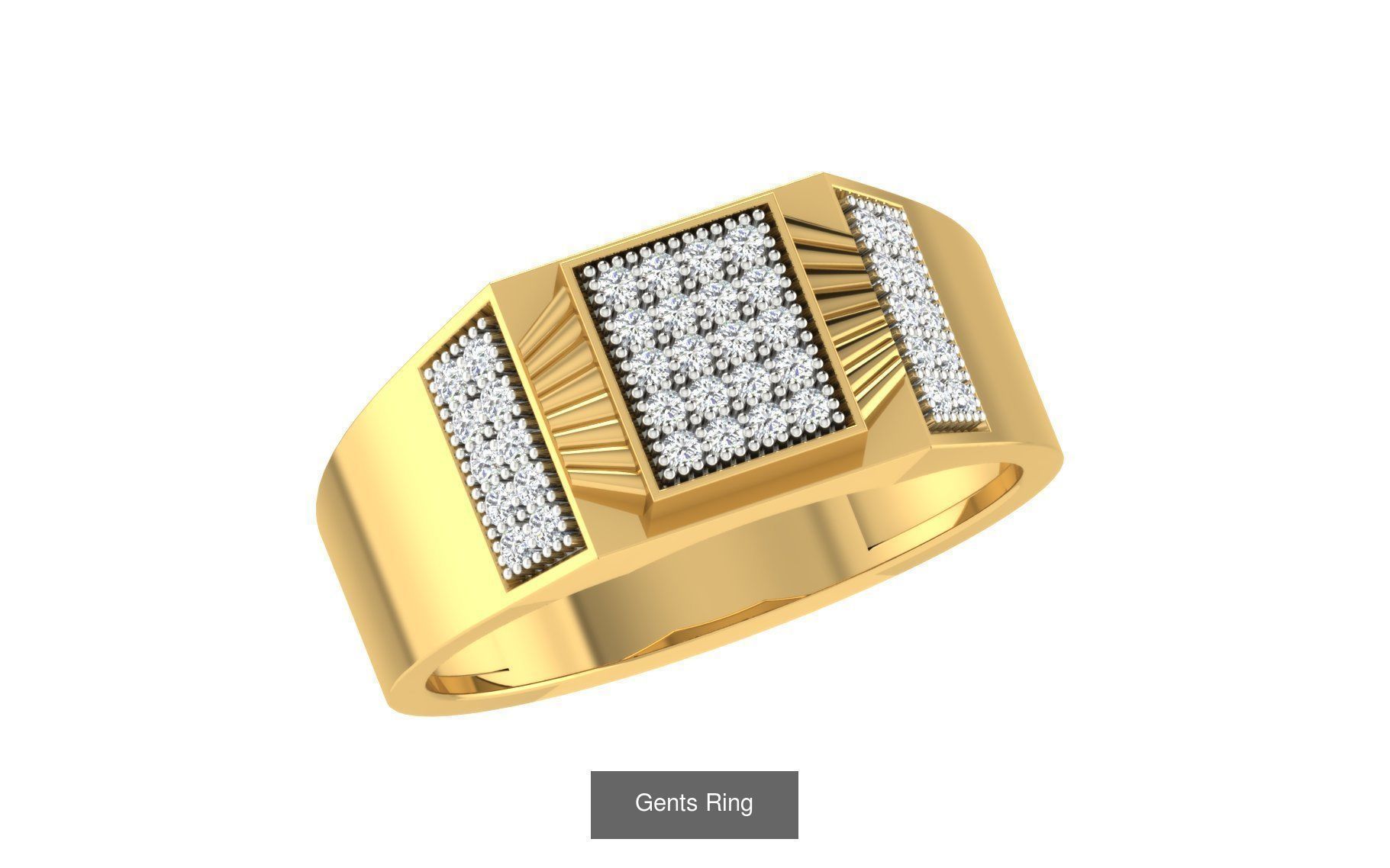 107 Gents Ring 3D Model Collection_103