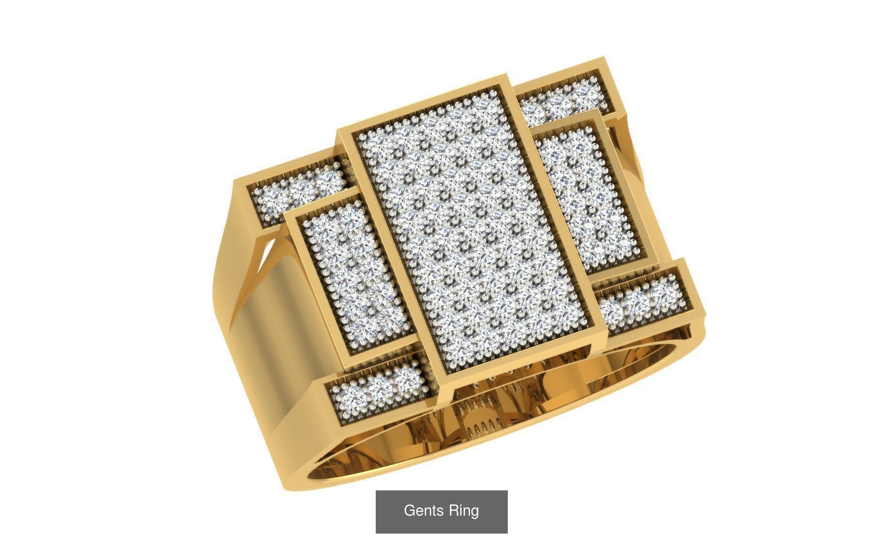 107 Gents Ring 3D Model Collection_112