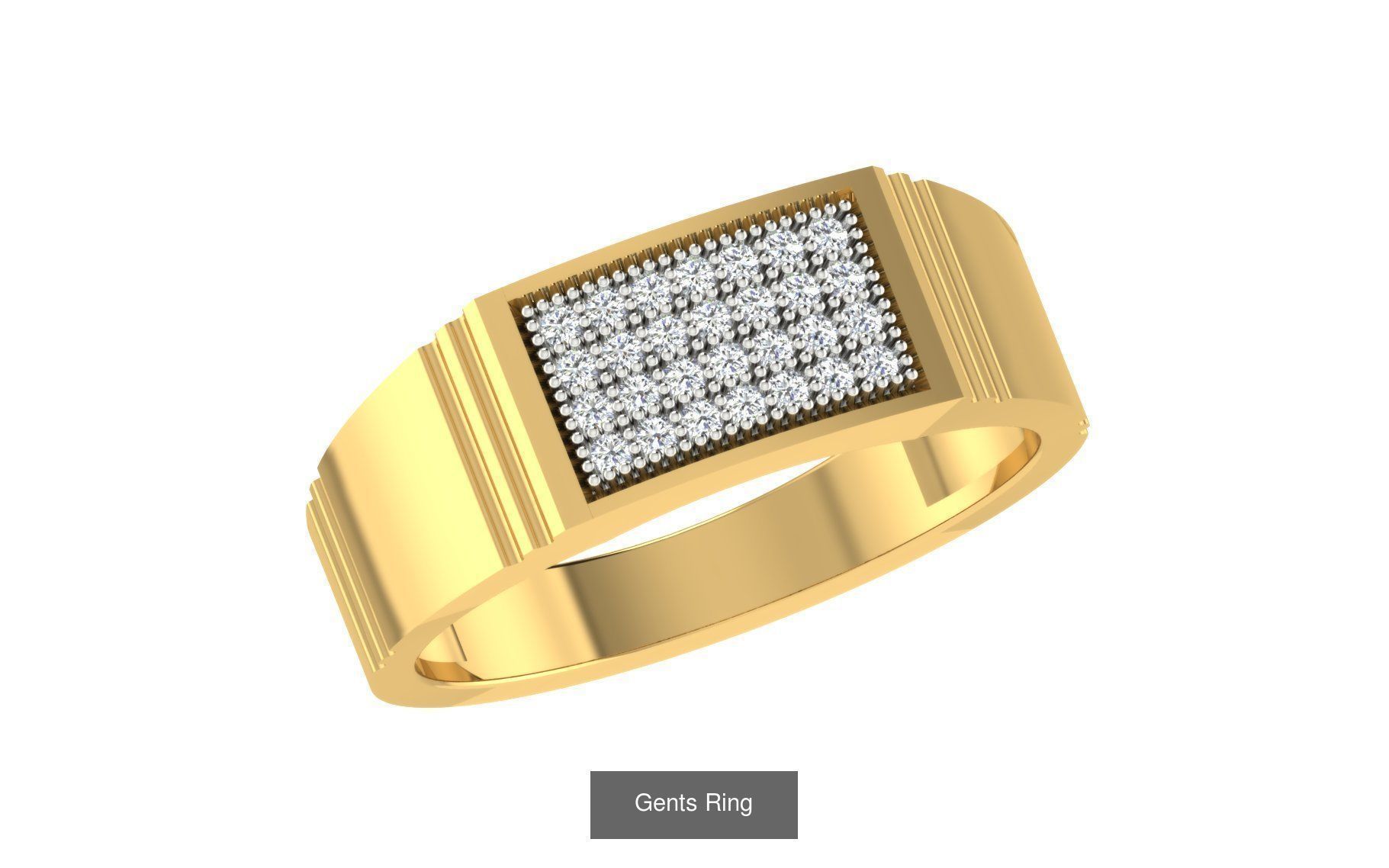 107 Gents Ring 3D Model Collection_76