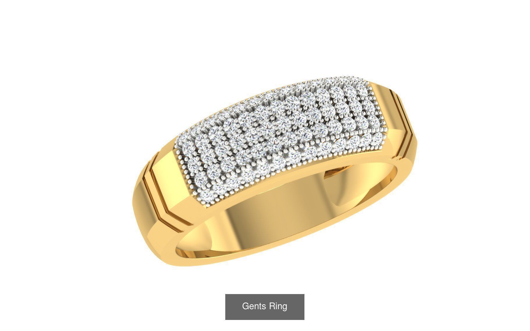 107 Gents Ring 3D Model Collection_88