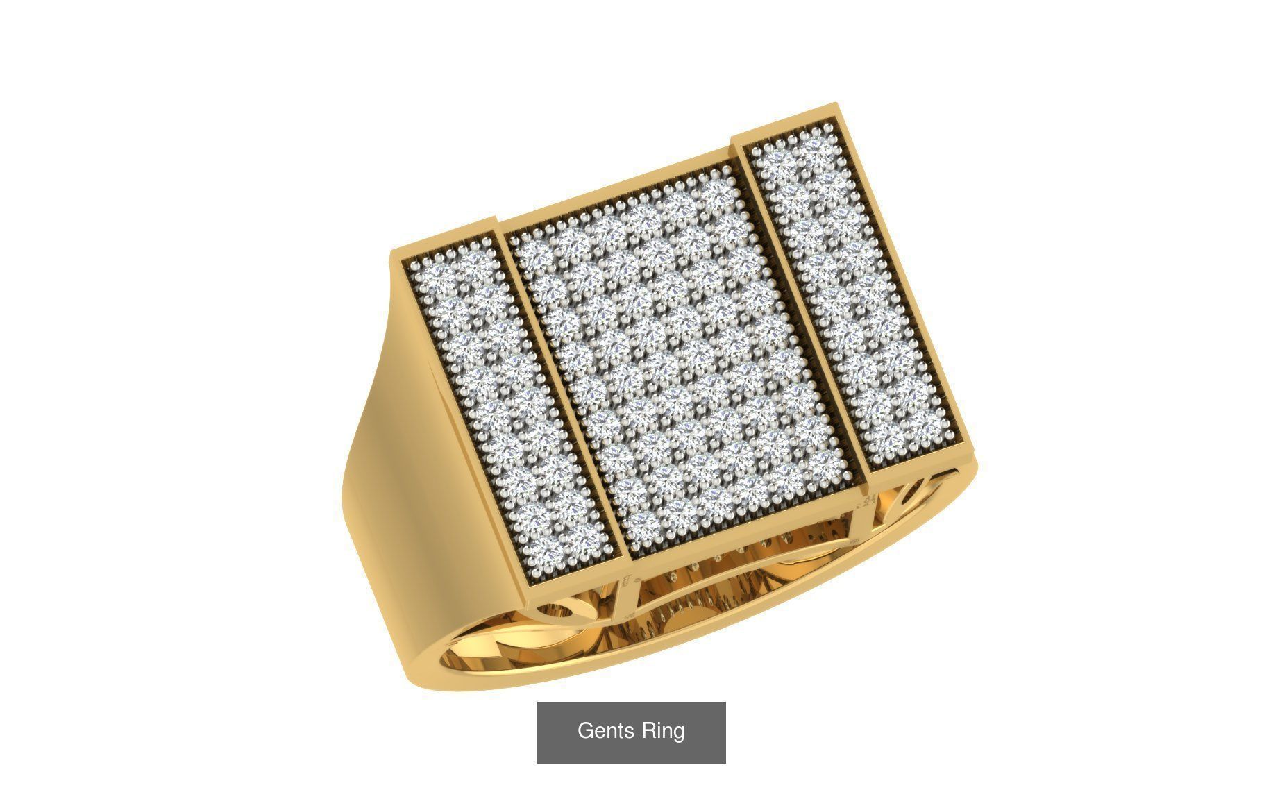 107 Gents Ring 3D Model Collection_118