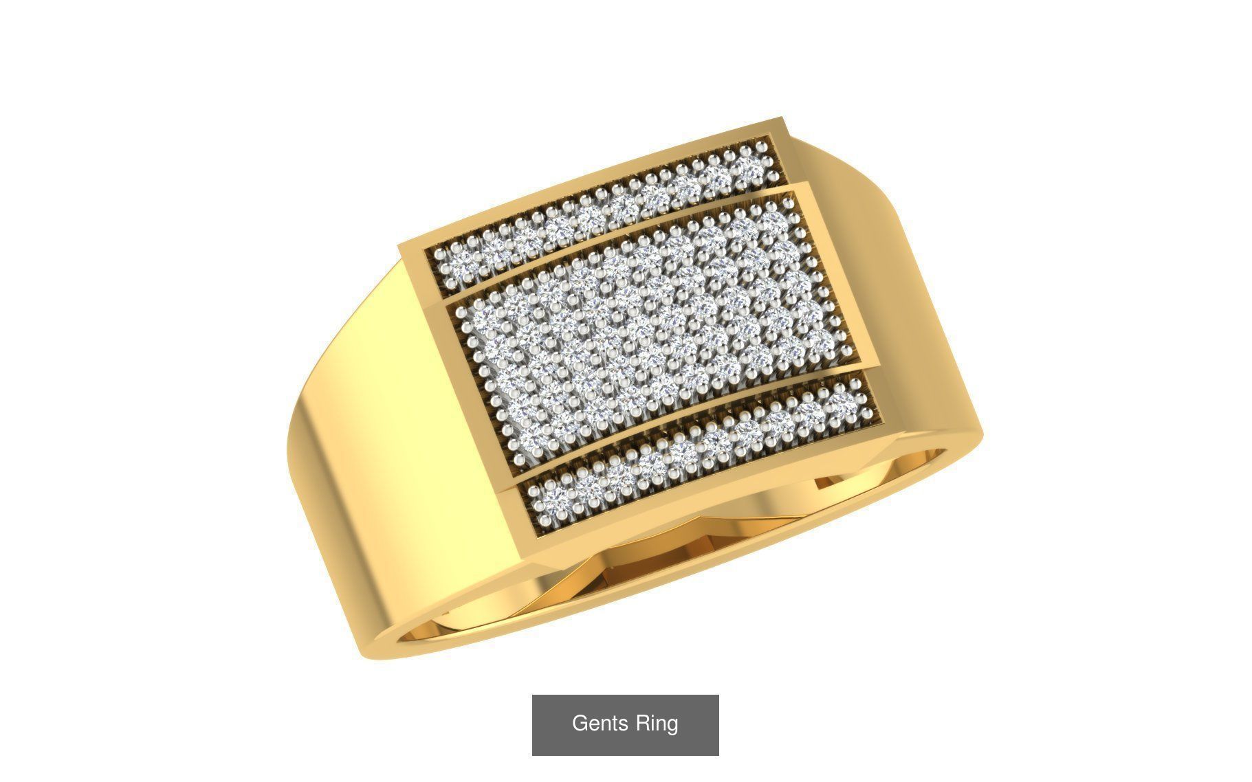 107 Gents Ring 3D Model Collection_77