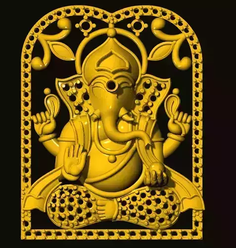 ganesh ganesha in gold