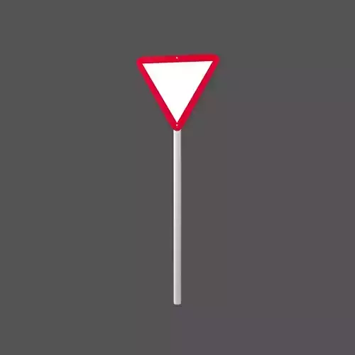 Hong Kong Road Give Way Sign V1 001