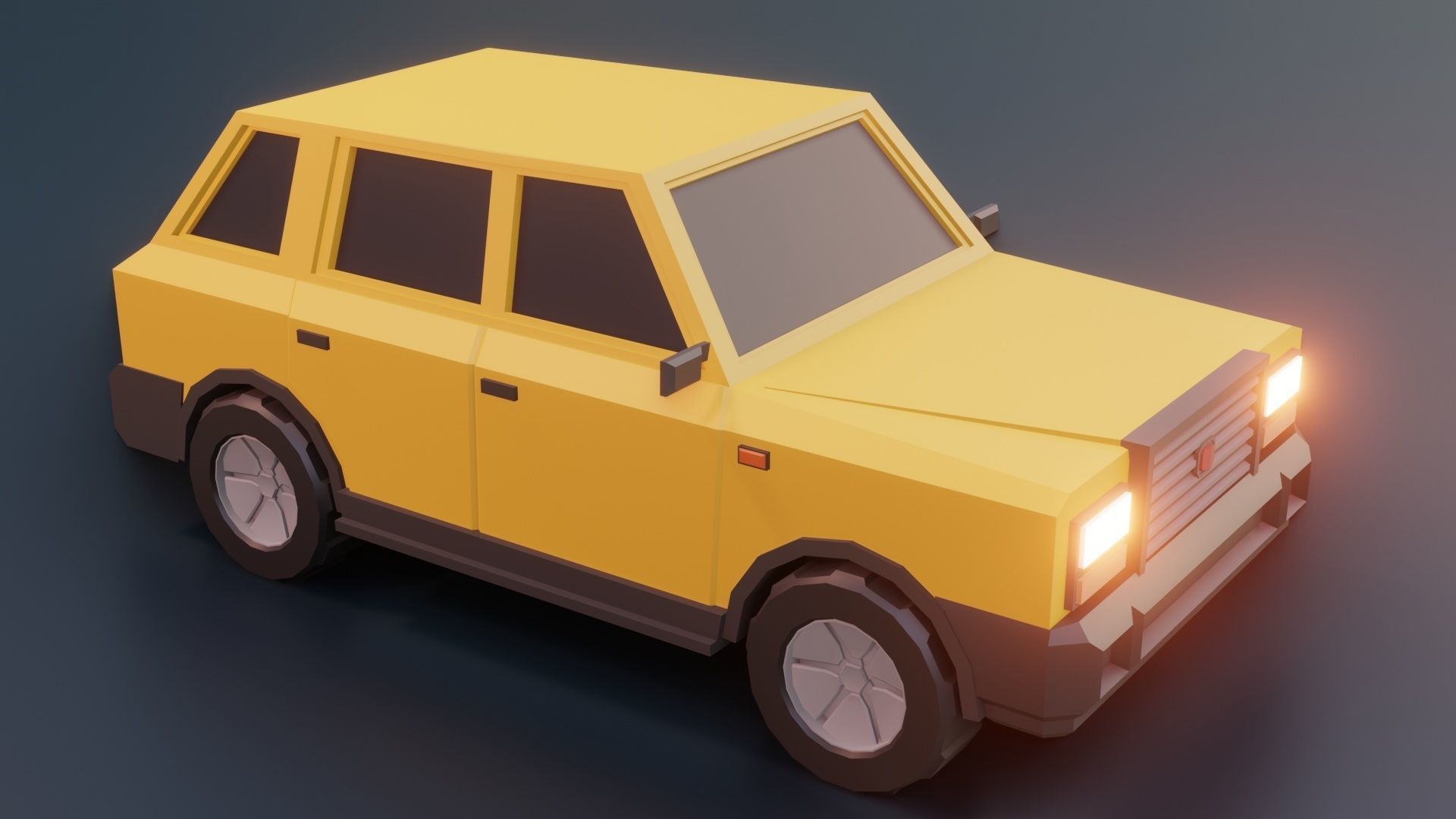 low poly cars vol 09 lowpoly Low-poly 3D model_15