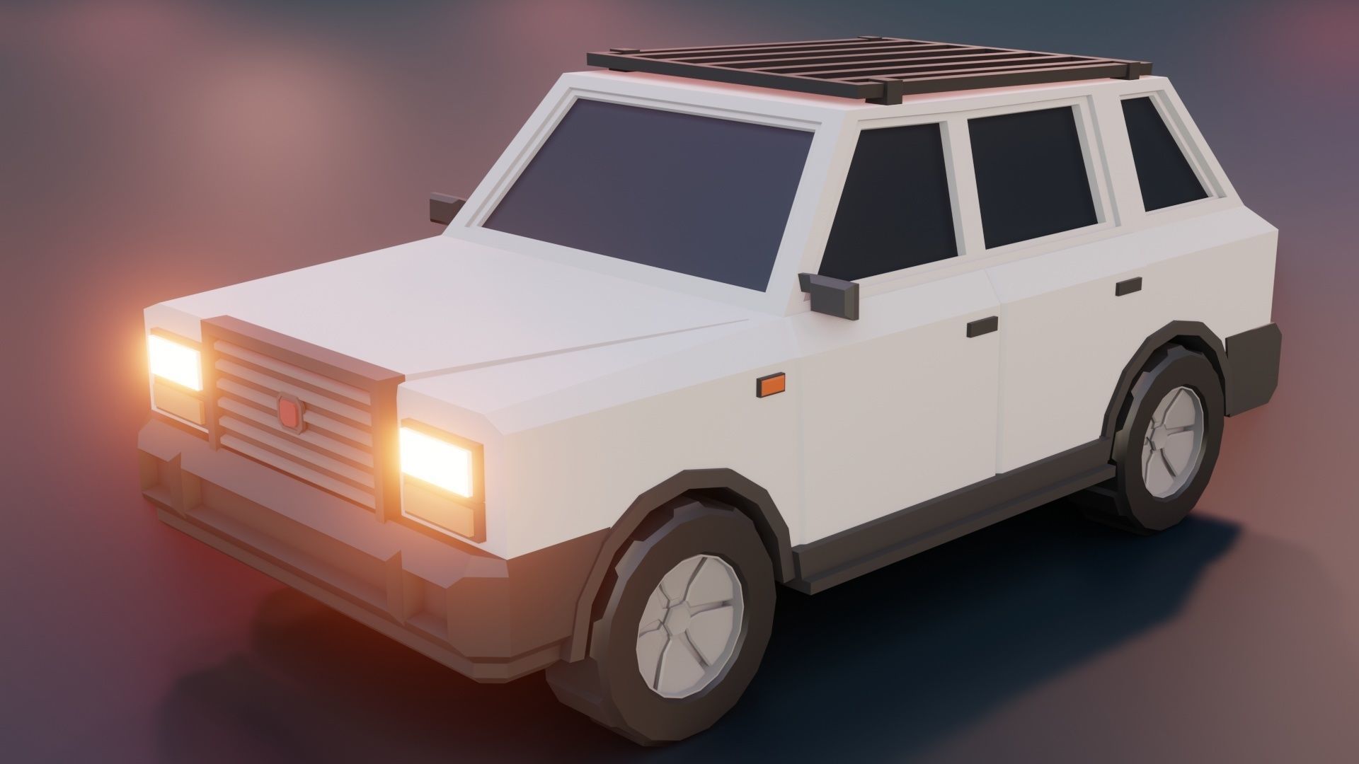 low poly cars vol 09 lowpoly Low-poly 3D model_10