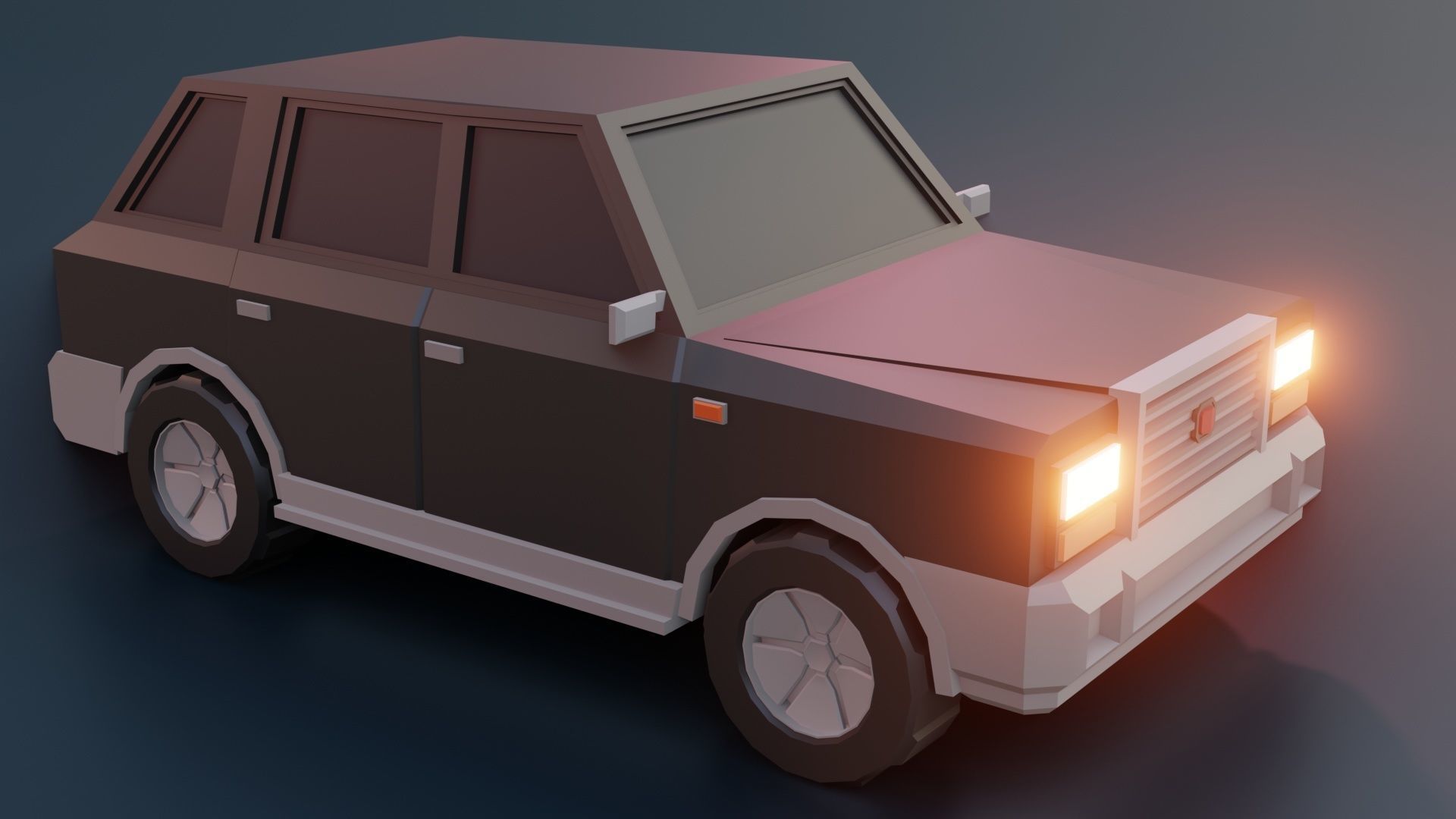 low poly cars vol 09 lowpoly Low-poly 3D model_12