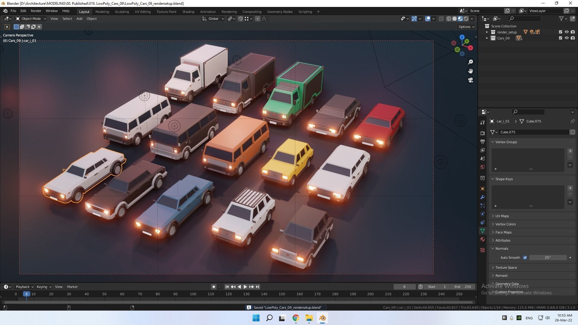 low poly cars vol 09 lowpoly Low-poly 3D model_36