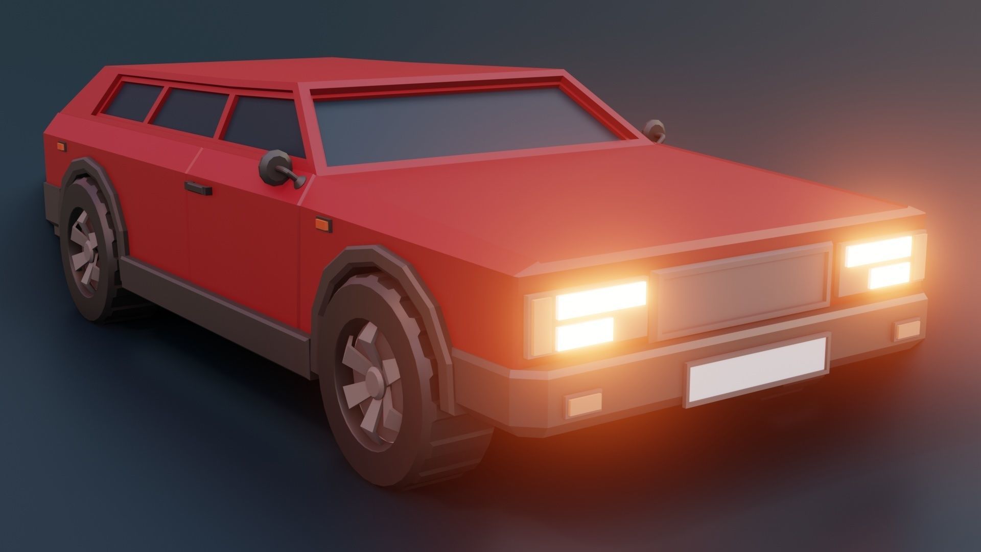 low poly cars vol 09 lowpoly Low-poly 3D model_20