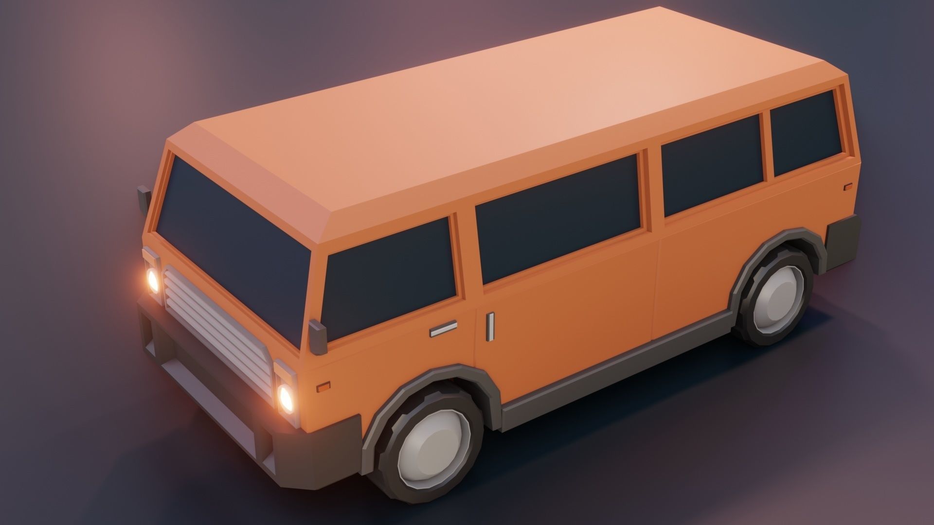 low poly cars vol 09 lowpoly Low-poly 3D model_28