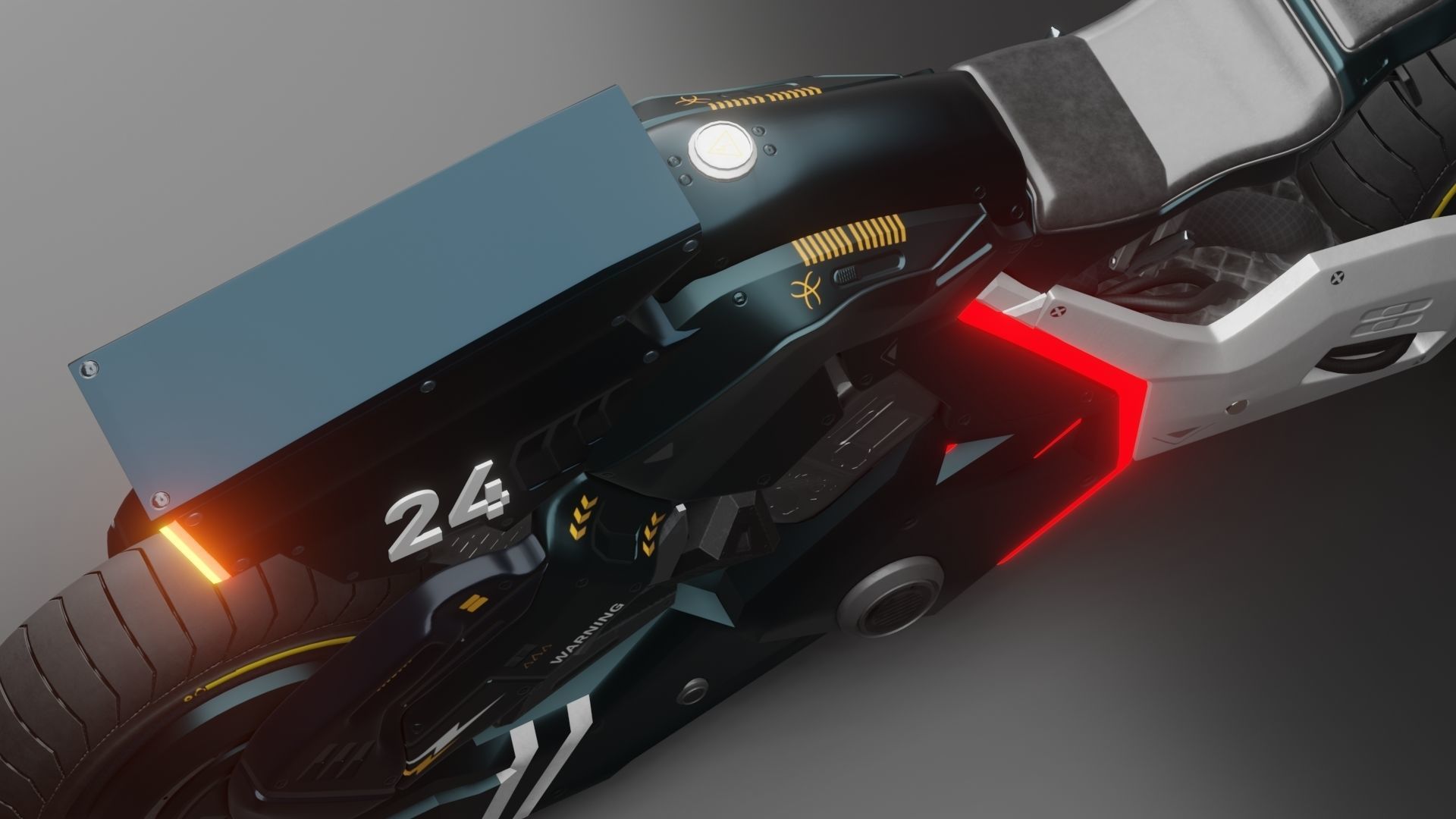 Sci-Fi concept Bike 3D model_10