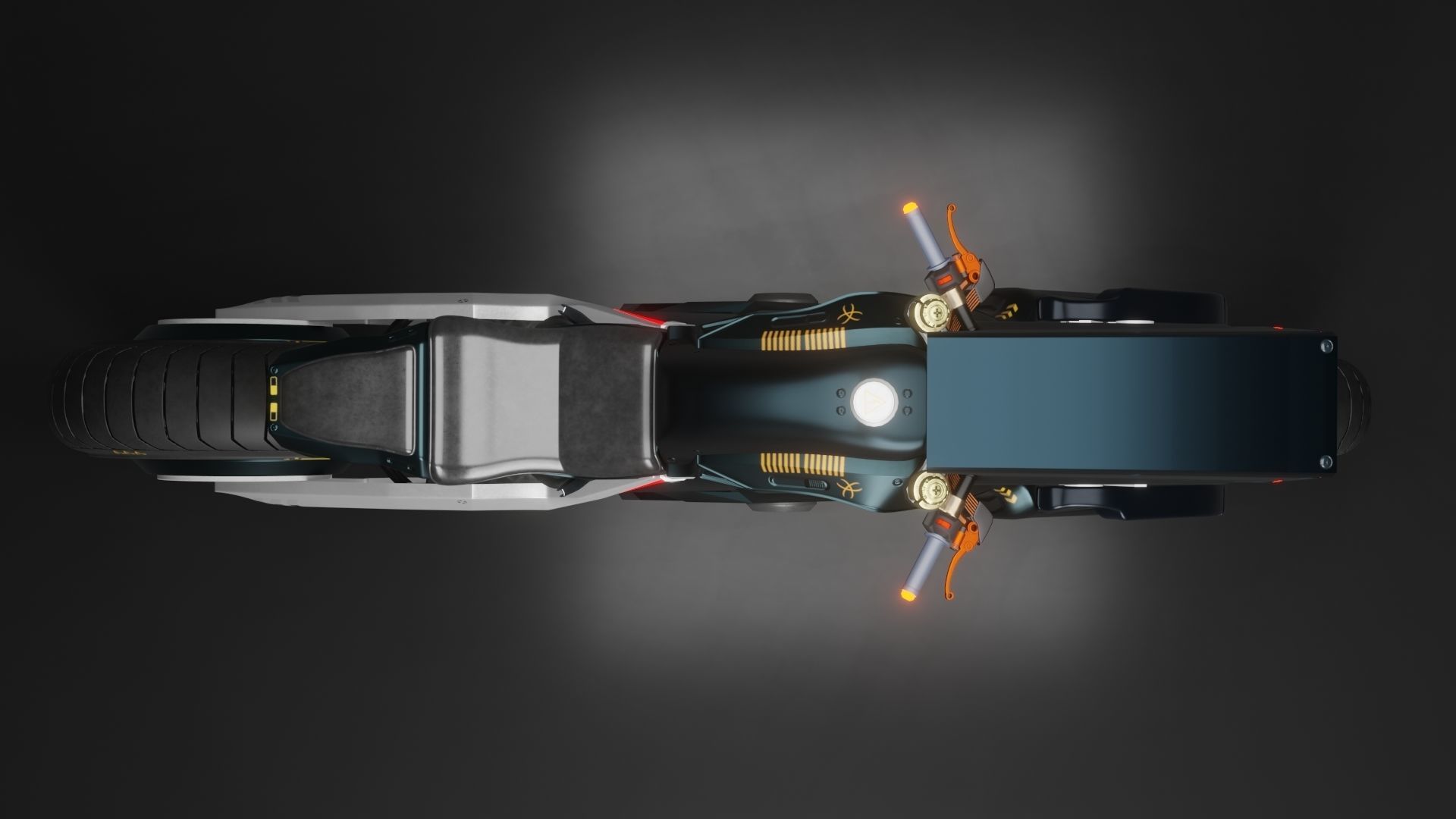 Sci-Fi concept Bike 3D model_17