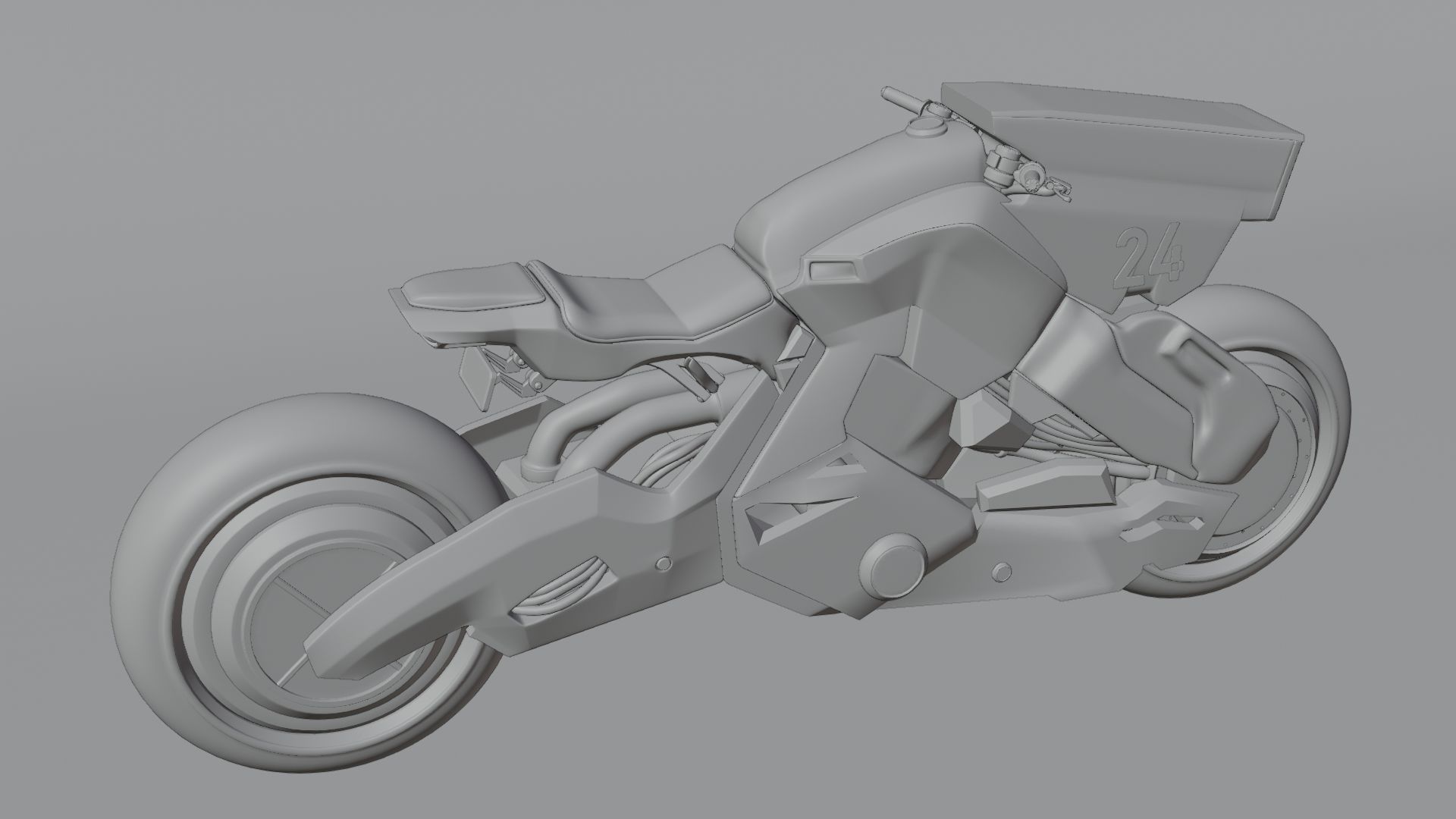 Sci-Fi concept Bike 3D model_26