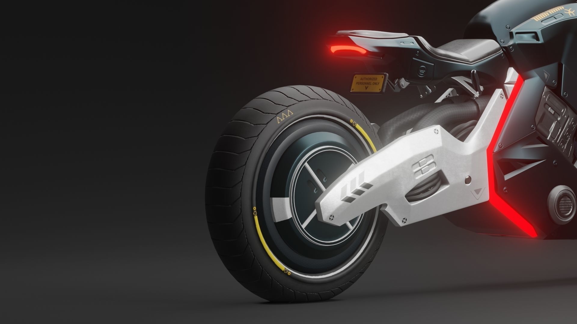 Sci-Fi concept Bike 3D model_44
