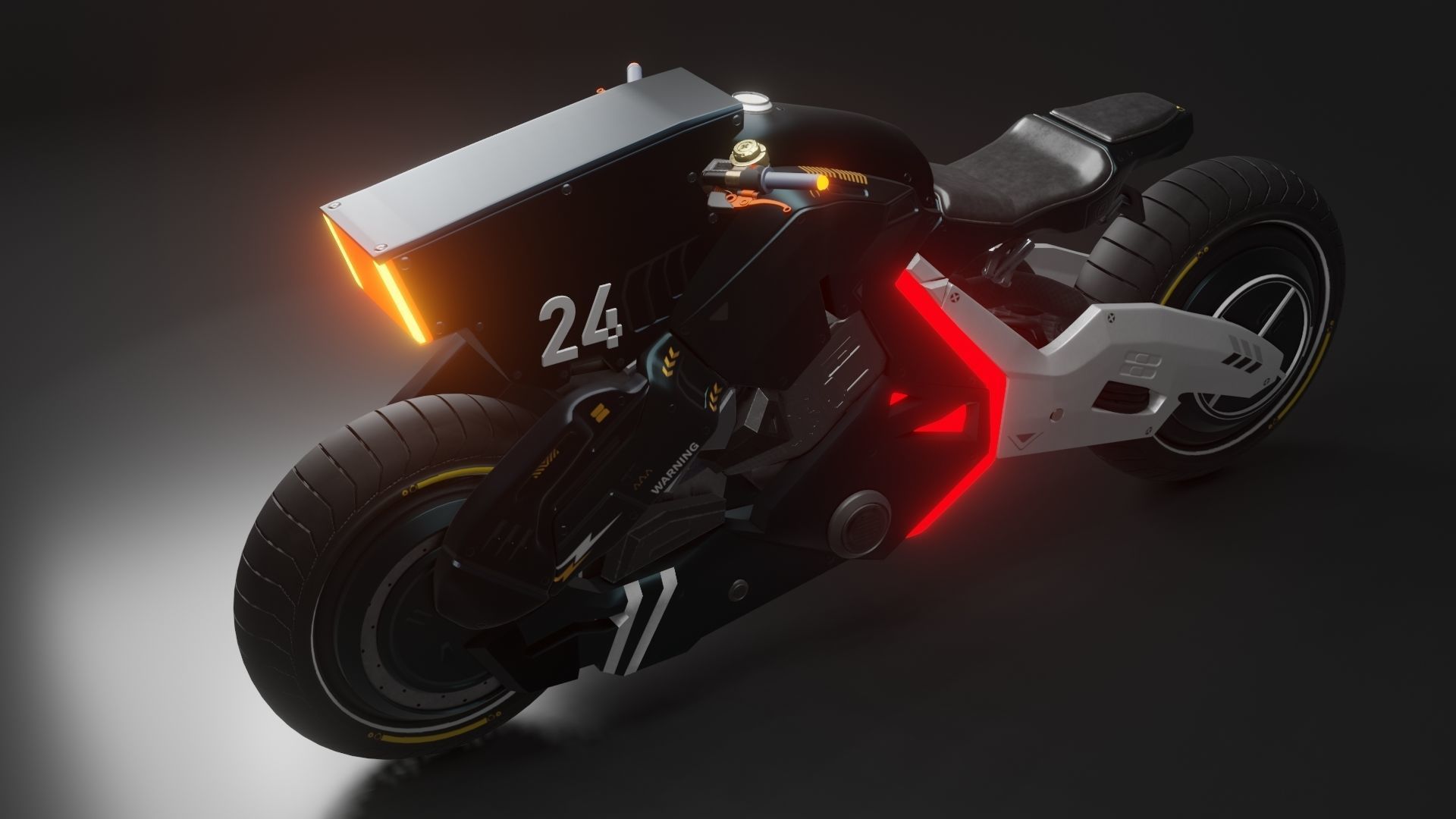 Sci-Fi concept Bike 3D model_20