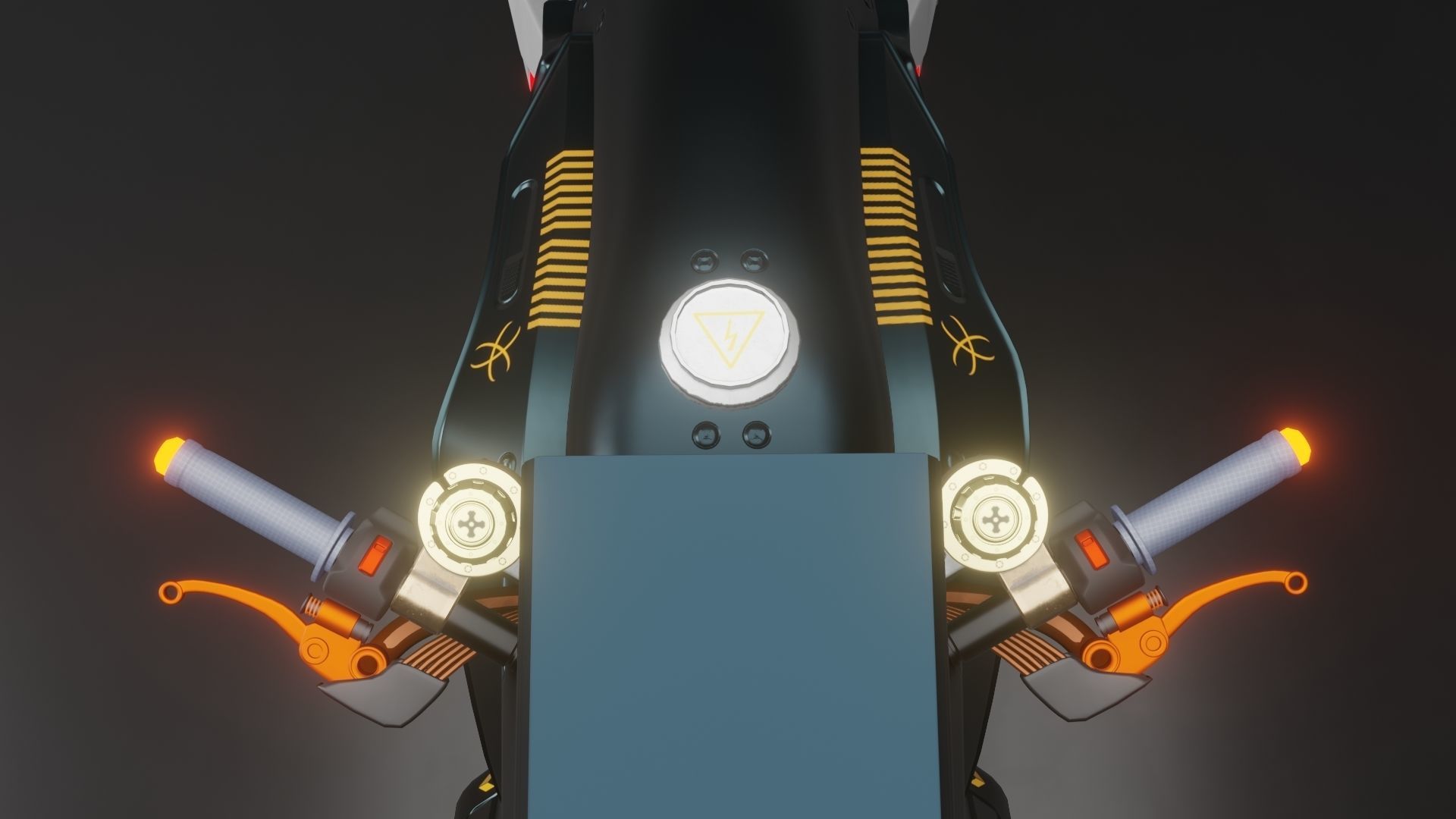 Sci-Fi concept Bike 3D model_18