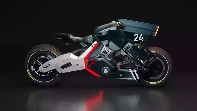 Sci-Fi concept Bike 3D model