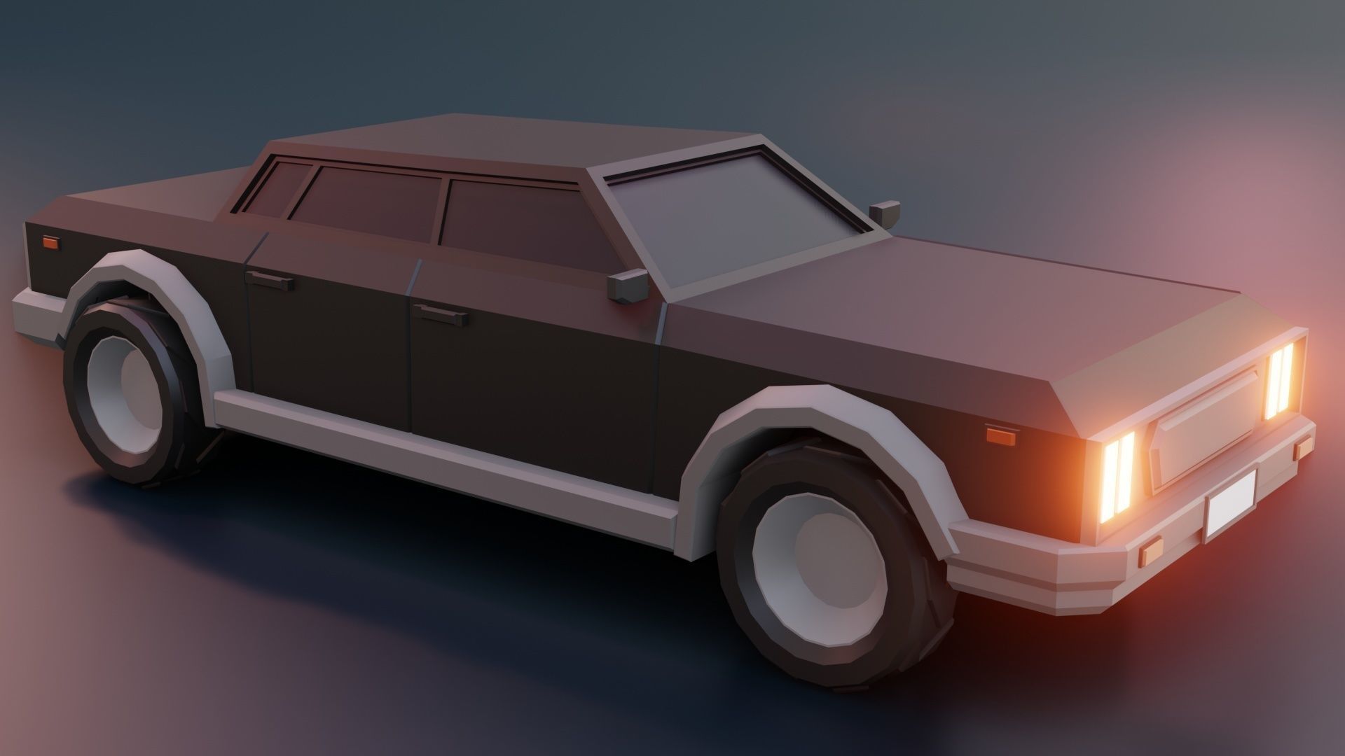 low poly cars vol 10 lowpoly Low-poly 3D model_5