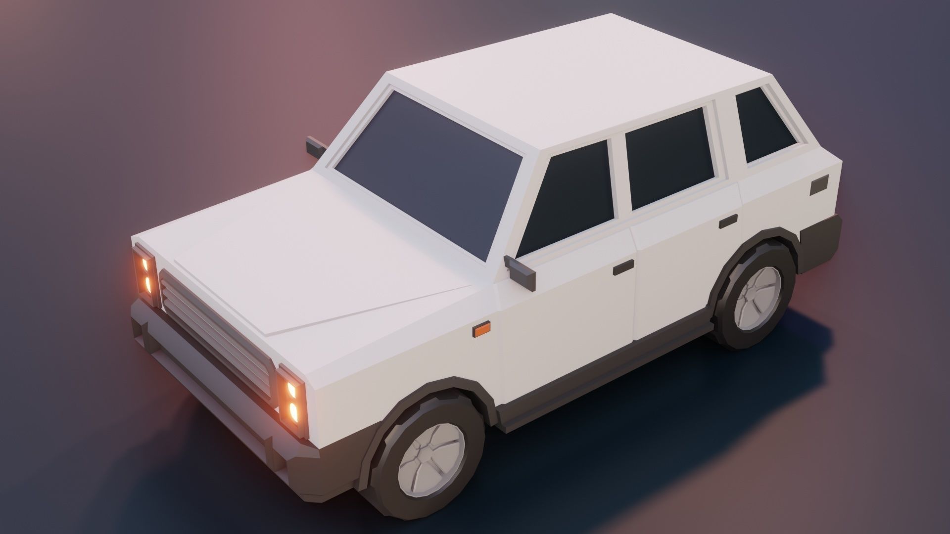 low poly cars vol 10 lowpoly Low-poly 3D model_10
