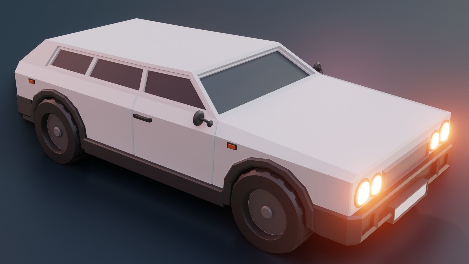 low poly cars vol 10 lowpoly Low-poly 3D model_16