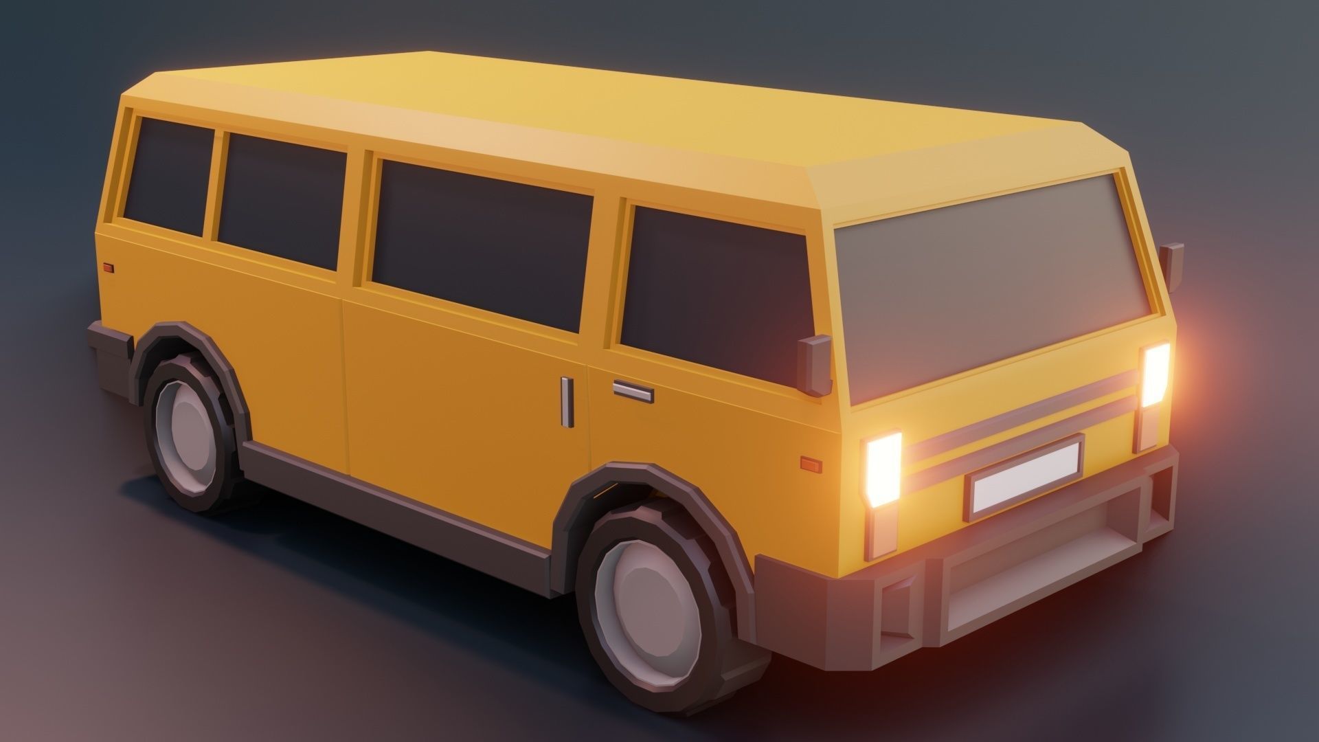 low poly cars vol 10 lowpoly Low-poly 3D model_26