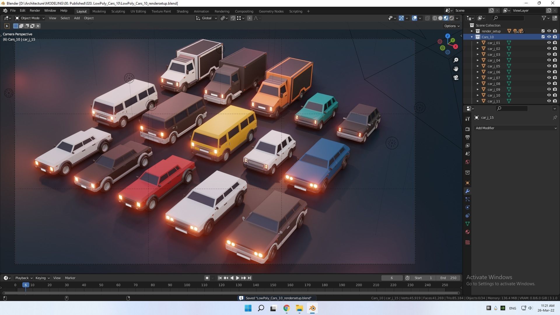 low poly cars vol 10 lowpoly Low-poly 3D model_35