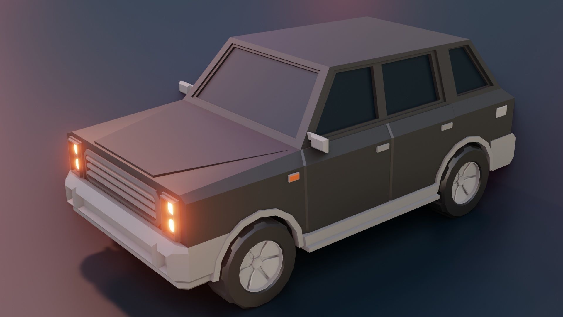 low poly cars vol 10 lowpoly Low-poly 3D model_11