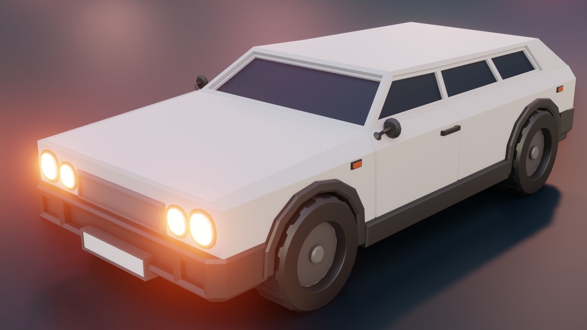 low poly cars vol 10 lowpoly Low-poly 3D model_15