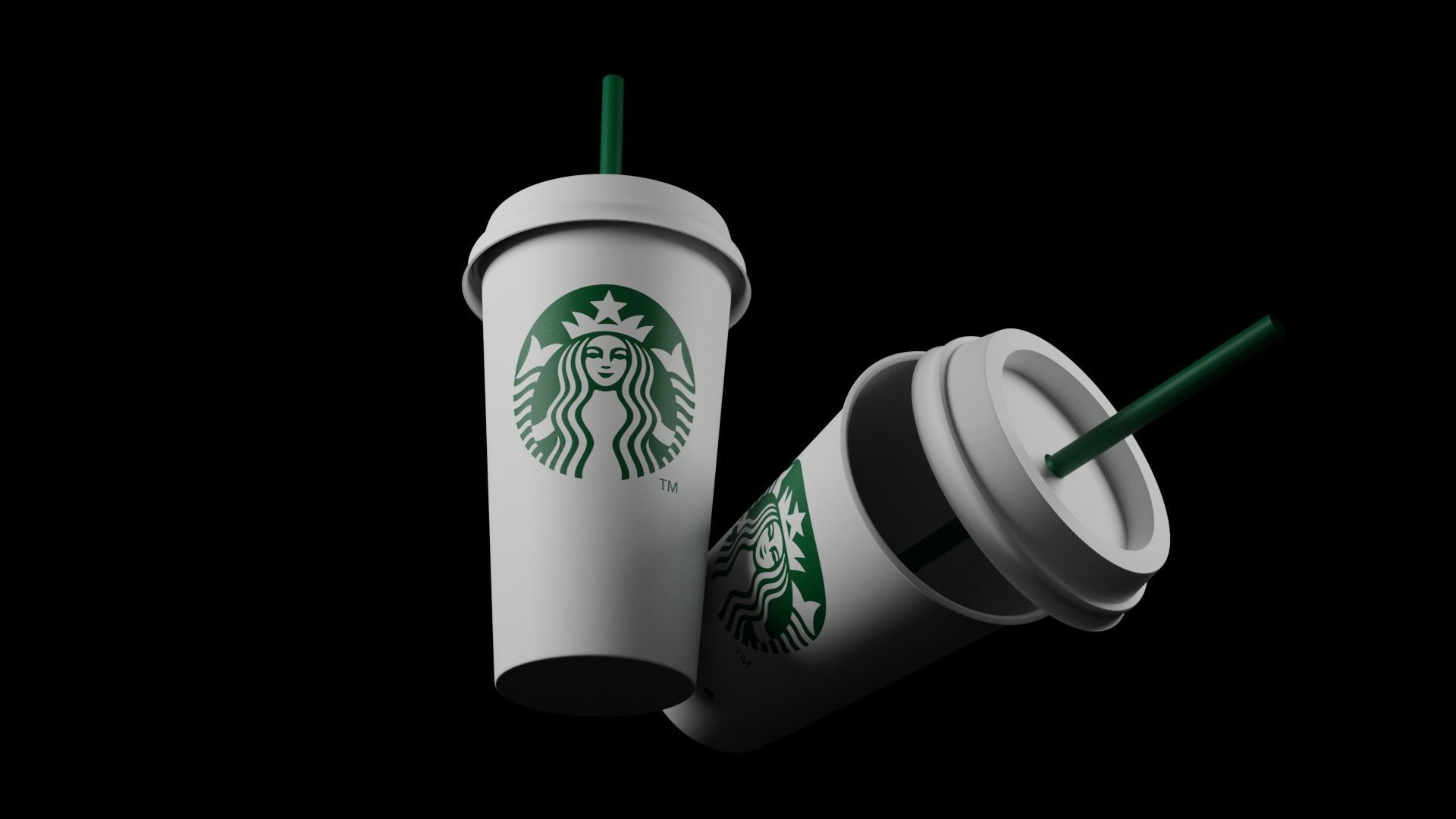 Starbucks Coffee Cup 3D model_1