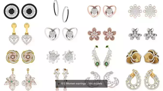 160 Women earrings