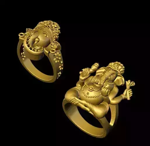 ganesh ganesha and ganesha ring