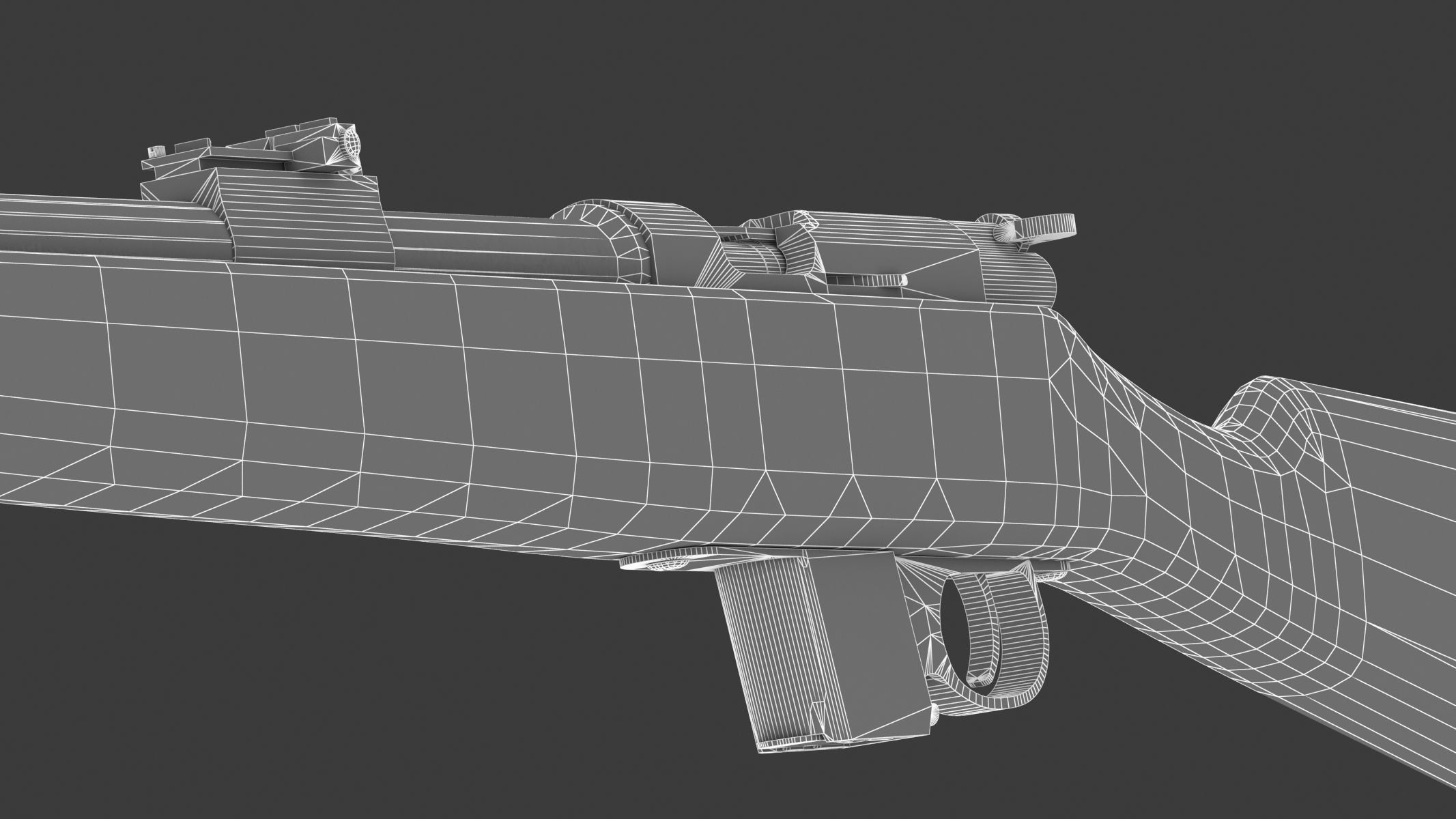 Destroyer carbine Low Poly Low-poly 3D model_18