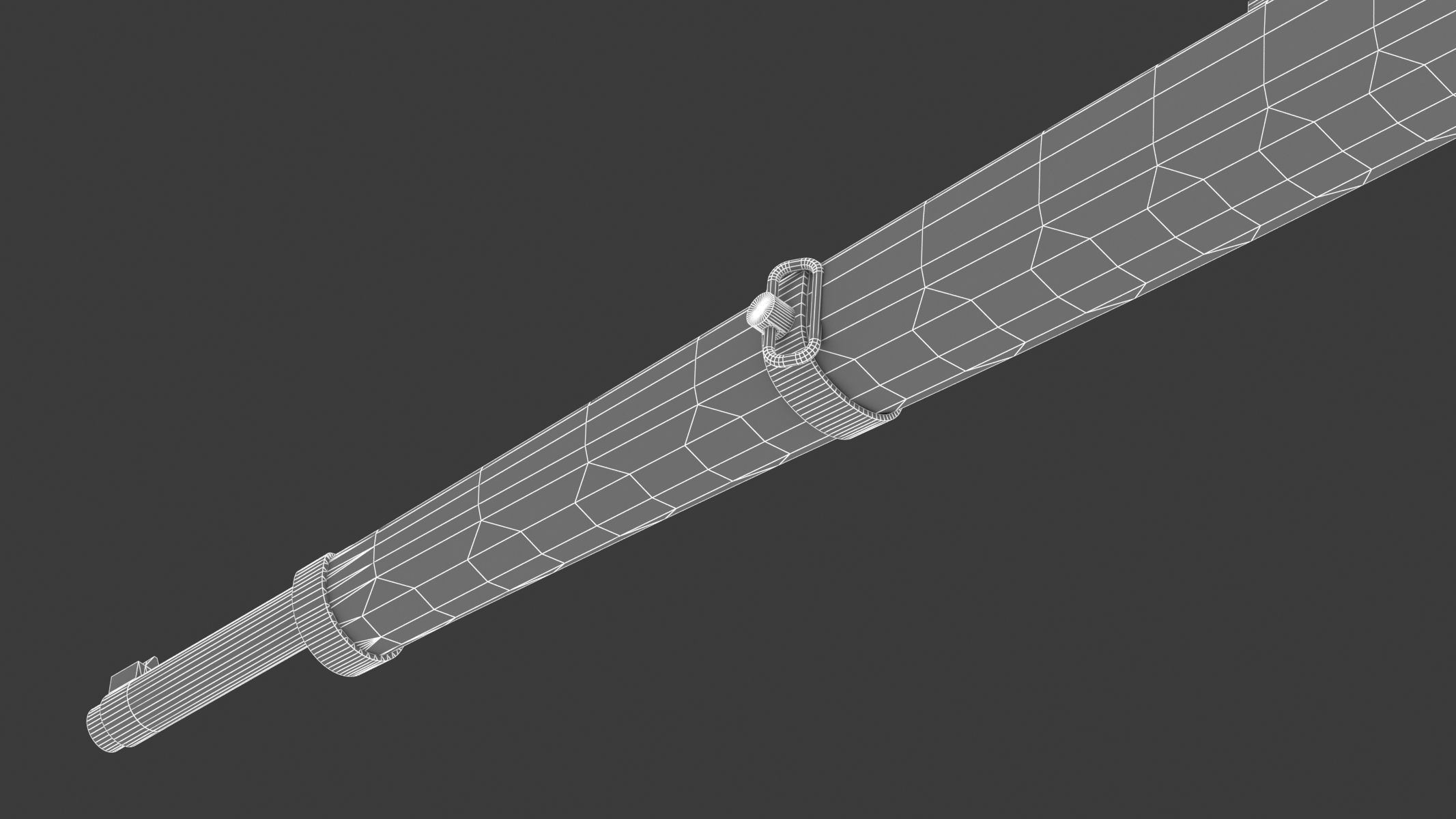 Destroyer carbine Low Poly Low-poly 3D model_15