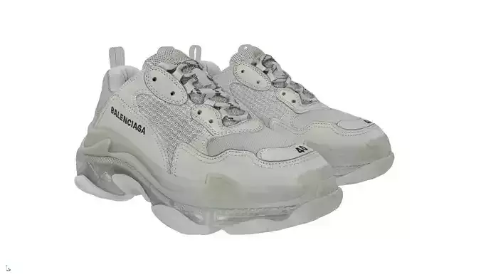 Balenciaga Triple S 40 3D model | CGTrader