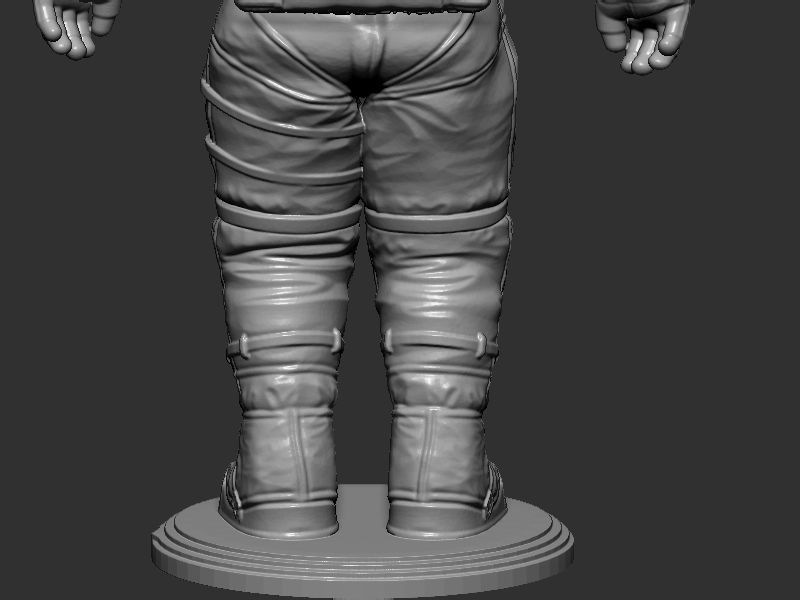 Space suit model 3D print model_8