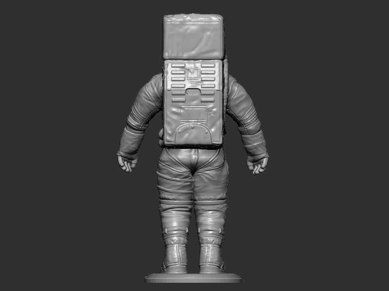 Space suit model 3D print model_2