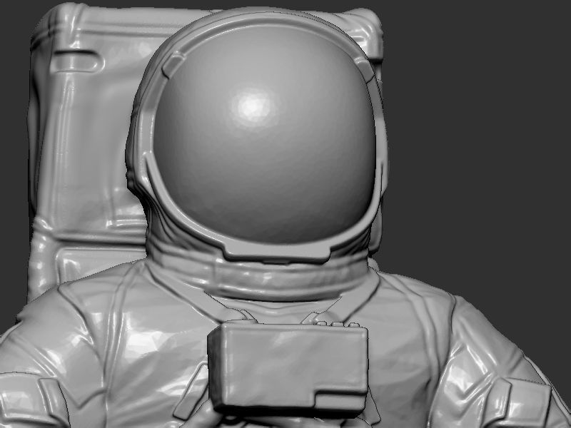 Space suit model 3D print model_12