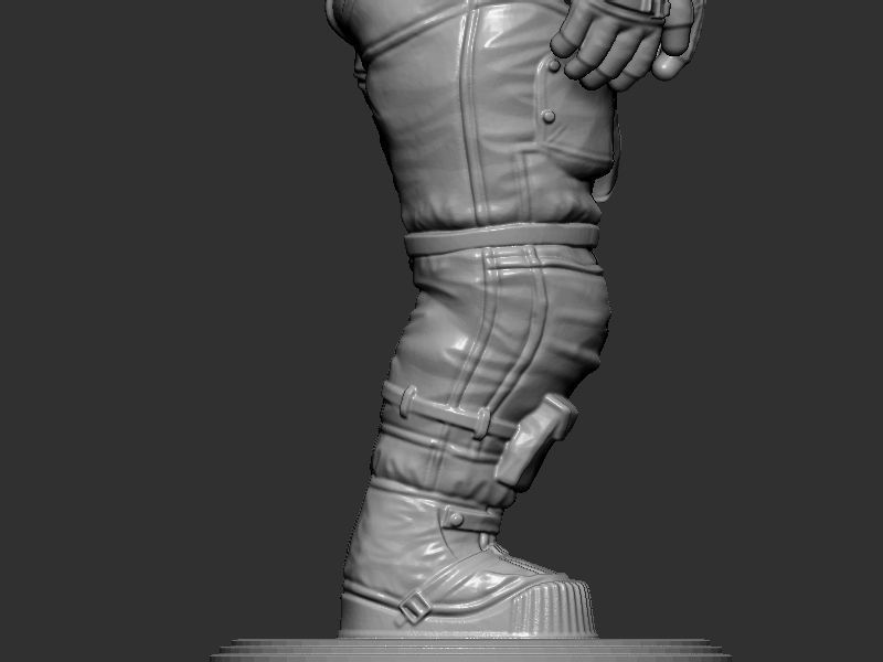 Space suit model 3D print model_7
