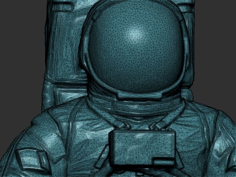 Space suit model 3D print model_17