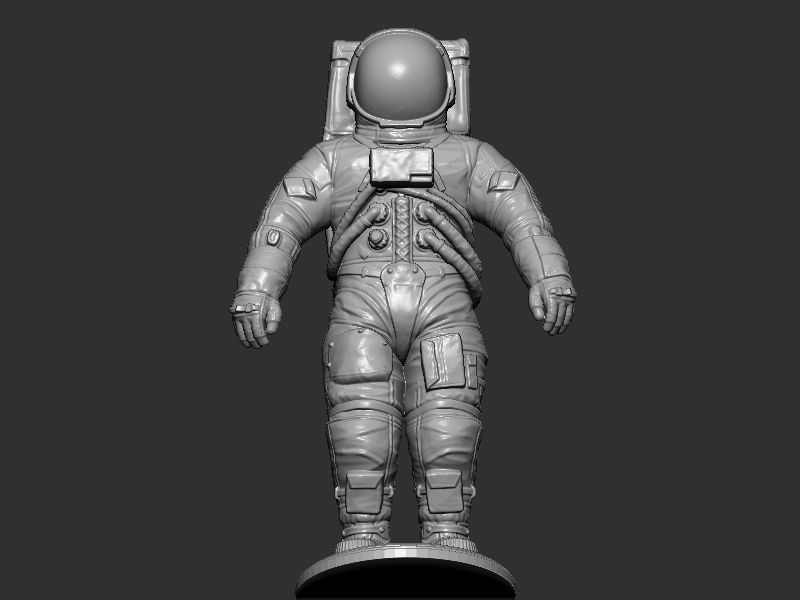 Space suit model 3D print model_4