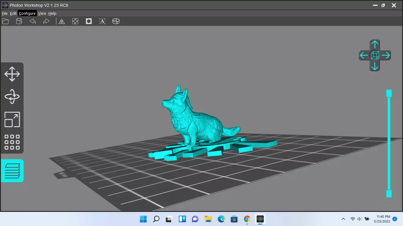 happy zelda corgi 3D print model