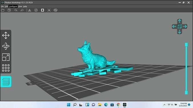 happy zelda corgi 3D print model