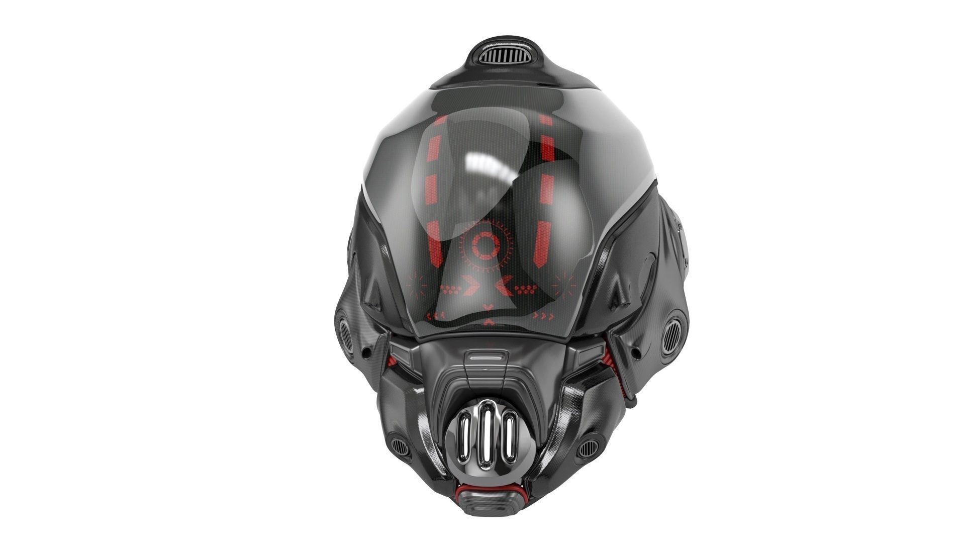 Sci-Fi Helmet 3D model_14